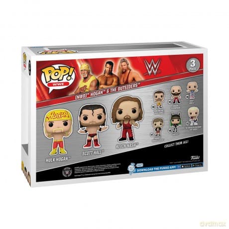 Funko - WWE: WWE NWO 3PK (Hogan & The Outsiders) POP! Vinyl [FIGURKA]