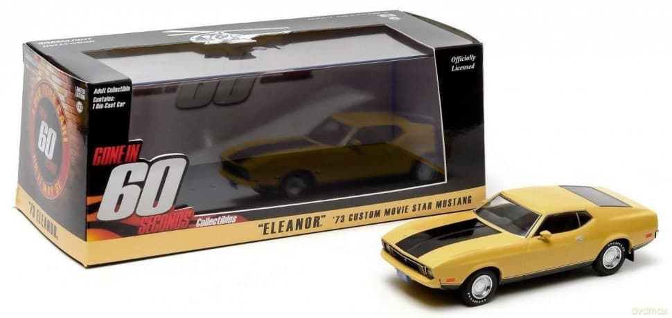 Greenlight Collectibles - 1/43 Gone in 60 Seconds (1974) - 1973 Ford Mustang Eleanor Mach 1