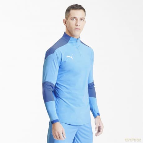 PUMA Final Training 1/4 Zip Top - Teamlight Blue (Medium)