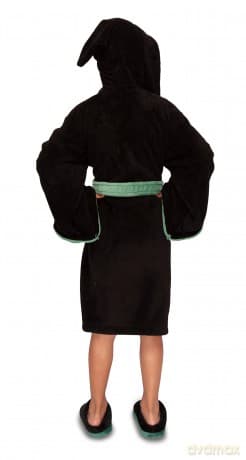 Harry Potter - Robe - Slytherin Kids Poly Fleece Black/Green Medium