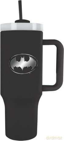 Batman - logo (1180 ml) kubek podróżny ze słomką (1180 ml)