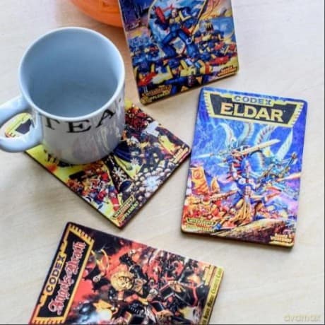 Warhammer 40 000: Second Edition Codex Coasters / Warhammer 40000: podkładki Codex (druga edycja)