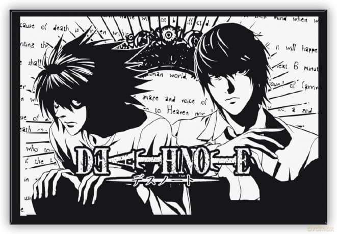 DEATH NOTE - magnes - L & Light 5,5 x 8 cm