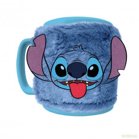 Disney Lilo & Stitch kubek z futerkiem - Stitch 440ml