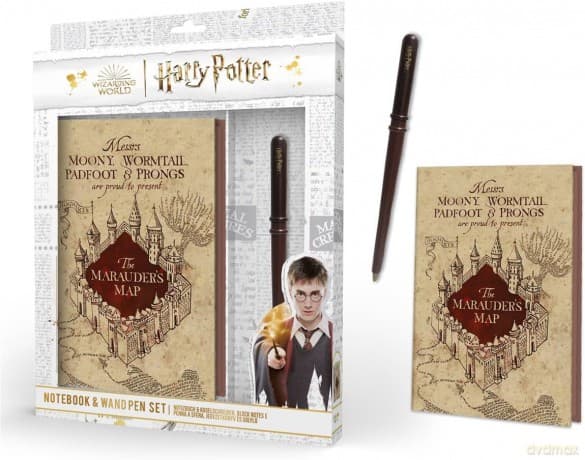 Harry Potter premium notebook plus wand pan / Harry Potter zestaw: notatnik premium plus długopis (różdżka)