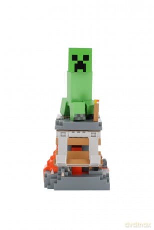 Minecraft stojak na telefon - kontroler (wysokość: 20 cm) - Creeper / Minecraft - Creeper phone & controller holder (high: 20 cm)