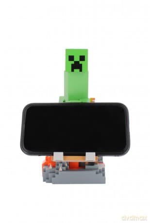Minecraft stojak na telefon - kontroler (wysokość: 20 cm) - Creeper / Minecraft - Creeper phone & controller holder (high: 20 cm)