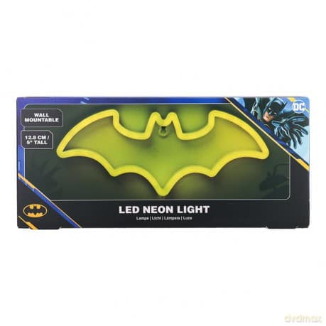 DC Comics - Batman neonowa lampka ścienna (wysokość: 12,8 cm) / Dc Comics Batman Wall Mountable LED Neon Light (high: 12,8 cm)