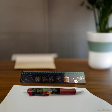 Zestaw szkolny Harry Potter (6 elementów) / Harry Potter Stationery Pouch - Paper - Colourful Crest (6 elements)