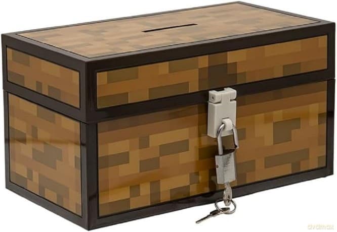 Minecraft skarbonka - skrzynia / Minecraft Chest Money Box