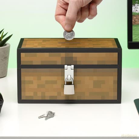 Minecraft skarbonka - skrzynia / Minecraft Chest Money Box
