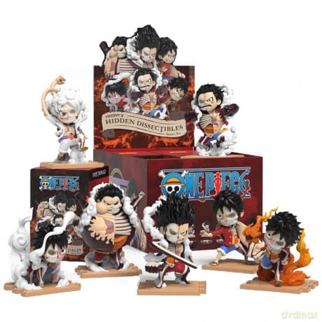 (Box Of 6 Units) Freeny's Hidden Dissectibles: One Piece (Luffy Gears)