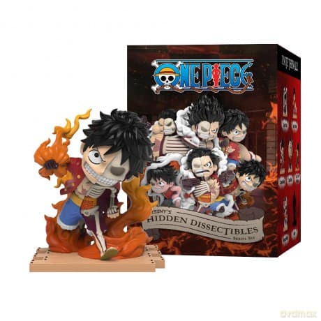 (Box Of 6 Units) Freeny's Hidden Dissectibles: One Piece (Luffy Gears)
