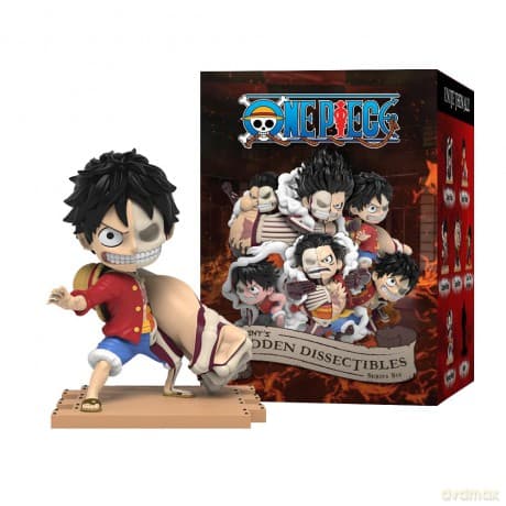 (Box Of 6 Units) Freeny's Hidden Dissectibles: One Piece (Luffy Gears)
