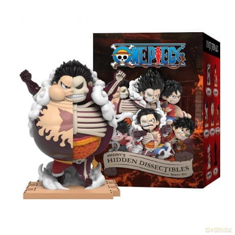 (Box Of 6 Units) Freeny's Hidden Dissectibles: One Piece (Luffy Gears)