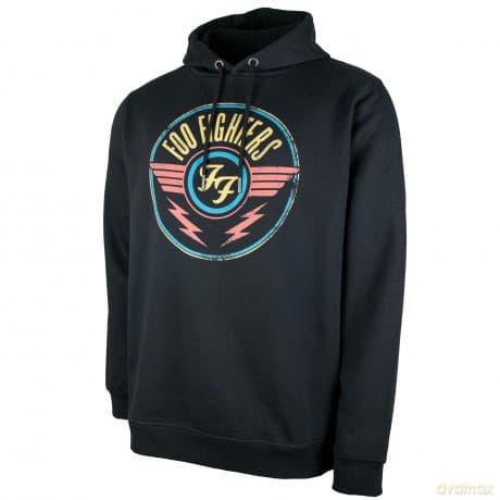 Foo Fighters Air Amplified Black Large Hoodie Sweatshirt