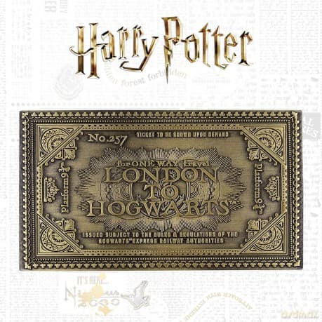 Harry Potter Limited Edition Replica Hogwarts Express Train Ticket