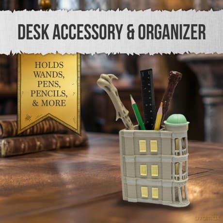 Harry Potter uchwyt na długopisy Bank Gringota Harry Potter Desk Tidy Pen Pot - Gringotts