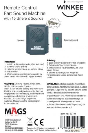 Winkee - Fart sound machine - (16774)