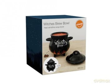 Winkee - Witches Brew Soup Bowl - Black