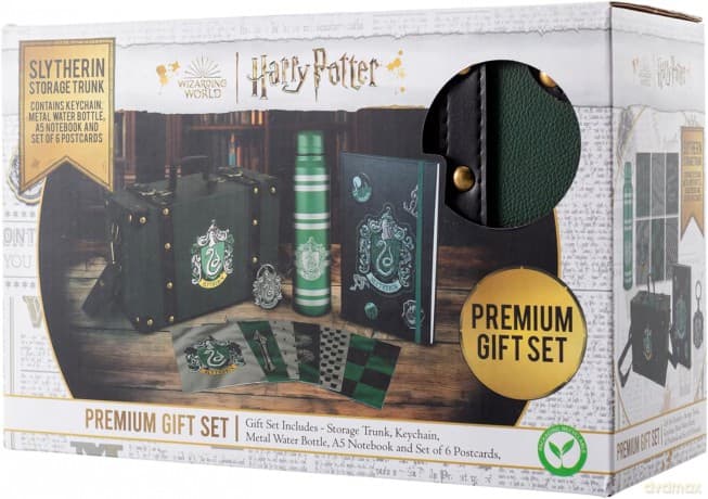 Harry Potter zestaw prezentowy premium - Slytherin / HARRY POTTER (COLOURFUL CREST SLYTHERIN) PREMIUM GIFT SET