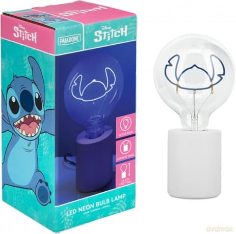 Diseny Stitch lampka - żarówka neonowa (wysokość: 24,3 cm) / Disney Stitch LED Neon Bulb Lamp (high: 24,3 cm)