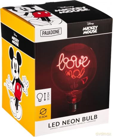 Disney Myszka Miki żarówka neonowa / Disney Mickey Mouse LED Neon Bulb Only