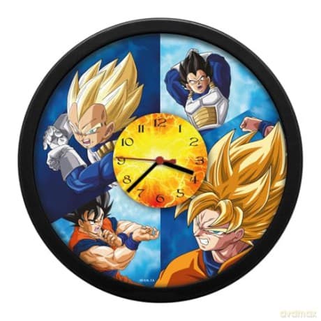 Dragon ball zegar ścienny (średnica: 25 cm) / Dragon ball wall clock (diameter: 25 cm)