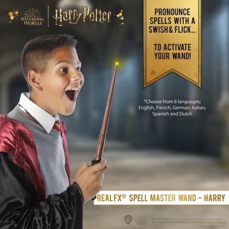 Harry Potter różdżka aktywowana głosem - Harry Potter (41 cm) / Harry Potter voice activated wand - Harry Potter (41 cm)