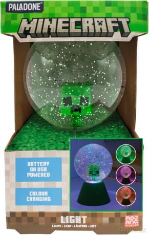 Minecraft brokatowa kula świecąca / Minecraft LED Glitter Ball