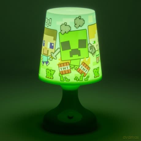 Minecraft lampka nocna (wysokość: 18,50 cm) / Minecraft Table Lamp (high: 18,50 cm)