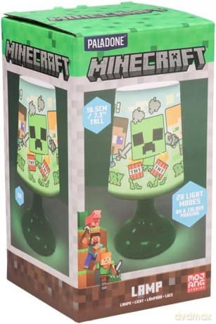 Minecraft lampka nocna (wysokość: 18,50 cm) / Minecraft Table Lamp (high: 18,50 cm)