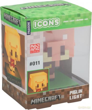 Minecraft lampka Piglin / Minecraft Piglin Icon Light