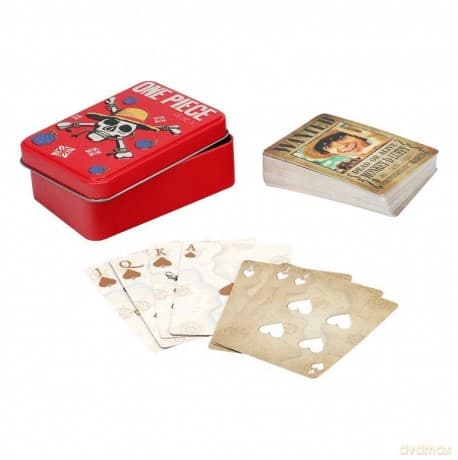 One Piece karty do gry w ozdobnej puszce / One Piece Playing Cards in Tin