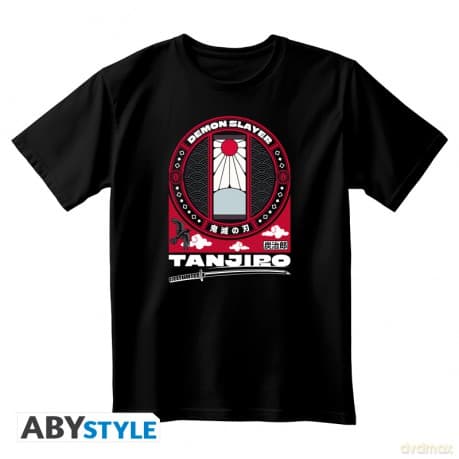 DEMON SLAYER - Unisex black Tshirt - Inspiration Tanjiro S2