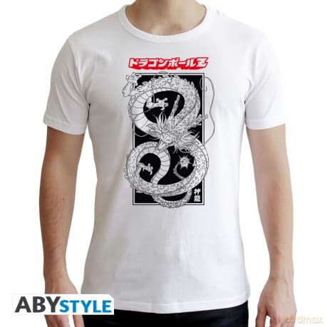 DRAGON BALL - Tshirt DBZ/ Shenron N&B man SS white