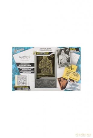 Assassins Creed zestaw: stojak na telefon plus 3 x płytki Digiplates / Assassins Creed Digiplate Starter Pack: phone stand and metal plates set (3 pcs)