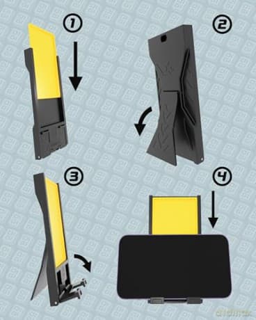 Assassins Creed zestaw: stojak na telefon plus 3 x płytki Digiplates / Assassins Creed Digiplate Starter Pack: phone stand and metal plates set (3 pcs)