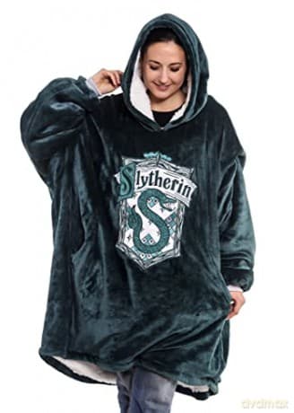 Harry Potter kocobluza Slytherin / Harry Potter: Slytherin Oversized Hoodie Blanket