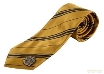 Harry Potter krawat Hufflepuff w ozdobnym pudełku / Harry Potter: Hufflepuff Tie in Gift Box