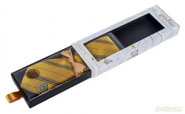 Harry Potter krawat Hufflepuff w ozdobnym pudełku / Harry Potter: Hufflepuff Tie in Gift Box