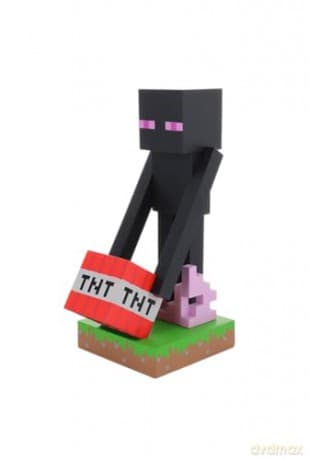 Minecraft stojak na telefon - kontroler (wysokość: 20 cm) - Enderman / Minecraft - Enderman phone & controller holder (high: 20 cm)