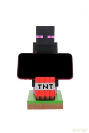 Minecraft stojak na telefon - kontroler (wysokość: 20 cm) - Enderman / Minecraft - Enderman phone & controller holder (high: 20 cm)