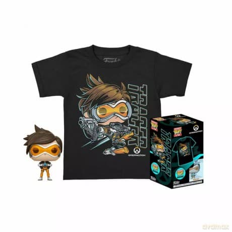 T-SHIRT OVERWATCH Tracer + figurka 63465