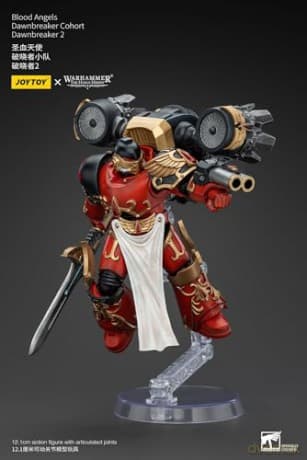 Blood Angels Dawnbreaker Cohort Dawnbreaker 2 The Horus Heresy 1/18 Figurka 13 cm
