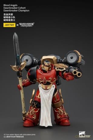 Blood Angels Dawnbreaker Cohort Dawnbreaker Champion The Horus Heresy 1/18 Figurka 13 cm