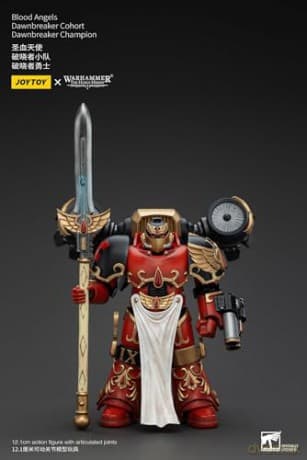 Blood Angels Dawnbreaker Cohort Dawnbreaker Champion The Horus Heresy 1/18 Figurka 13 cm