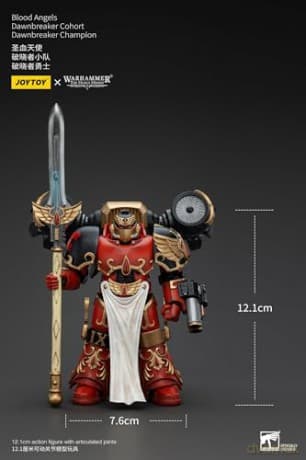 Blood Angels Dawnbreaker Cohort Dawnbreaker Champion The Horus Heresy 1/18 Figurka 13 cm