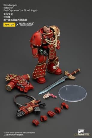 Blood Angels Raldoron First Captain of the Blood Angels The Horus Heresy 1/18 Figurka 13 cm