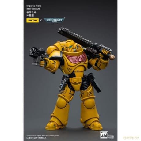 Imperial Fists Intercessors Warhammer 40k 1/18 Figurka 12 cm